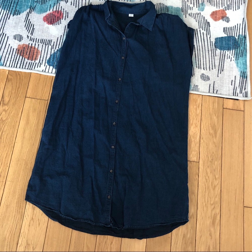 Old Navy Denim Shirt Dress / XL